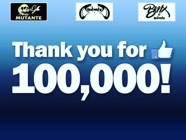 Gracias a ti llegamos a 100,000 Likes Reales en facebook !