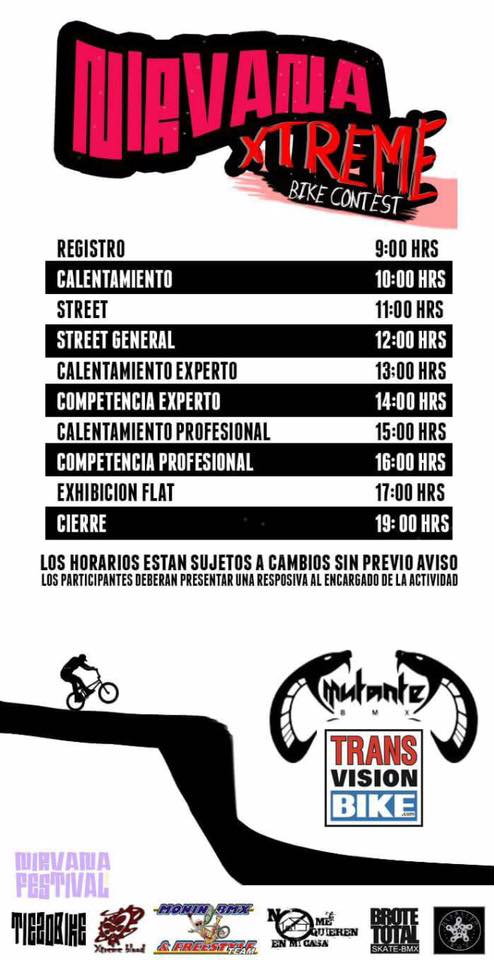 Nirvana Xtreme Bike Contest ! Junio 18